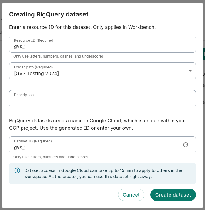 Diagram showing dialog for adding a dataset.